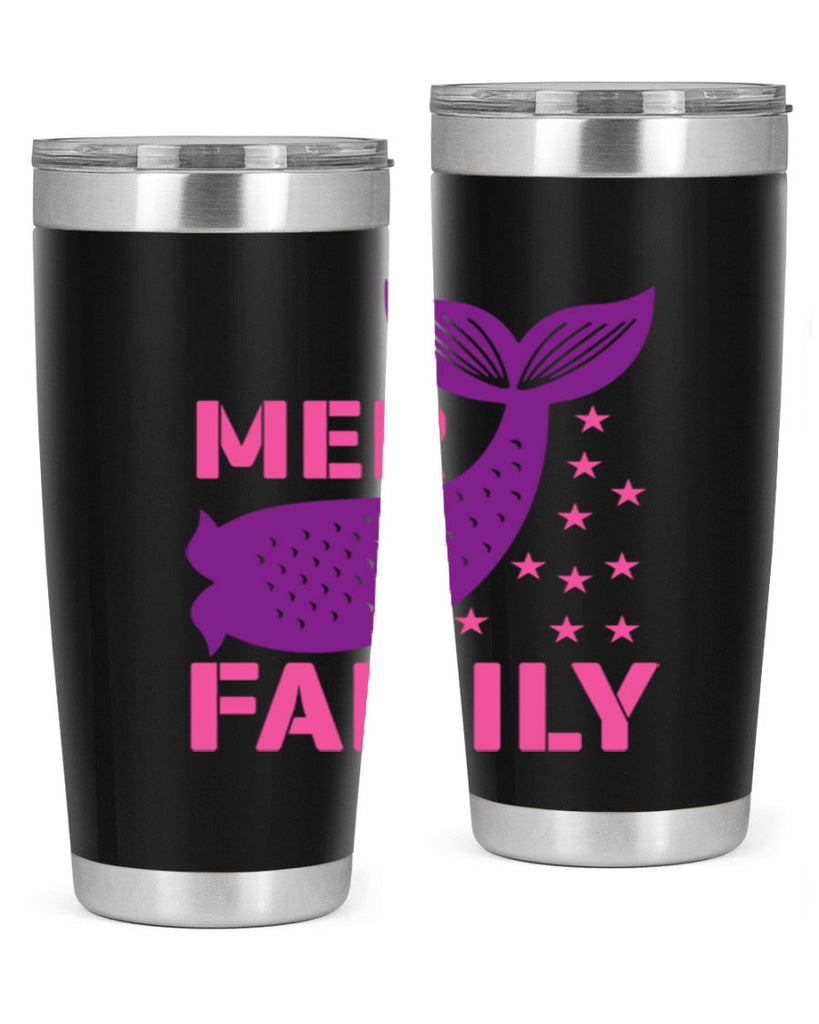 Mer Family 327#- mermaid- Tumbler