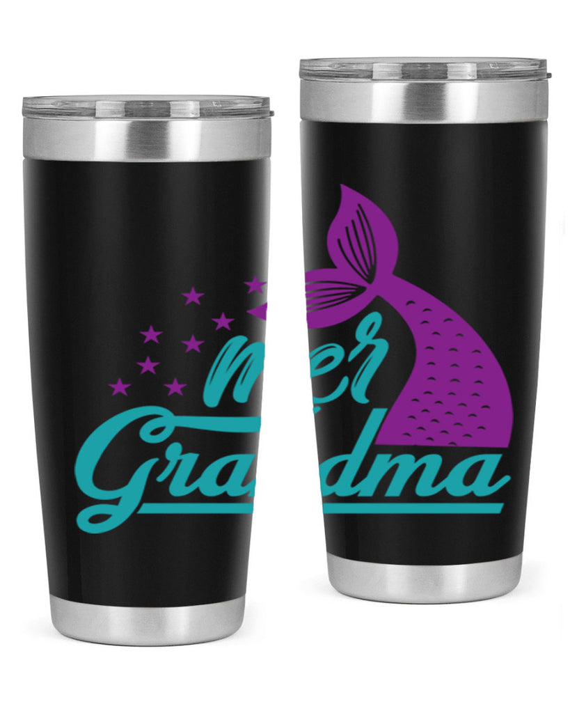 Mer Grandma 328#- mermaid- Tumbler