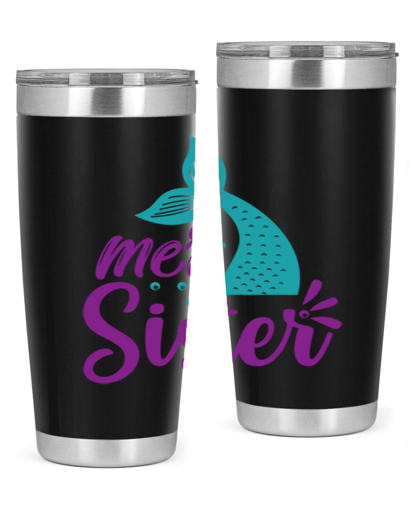 Mer Sister 346#- mermaid- Tumbler