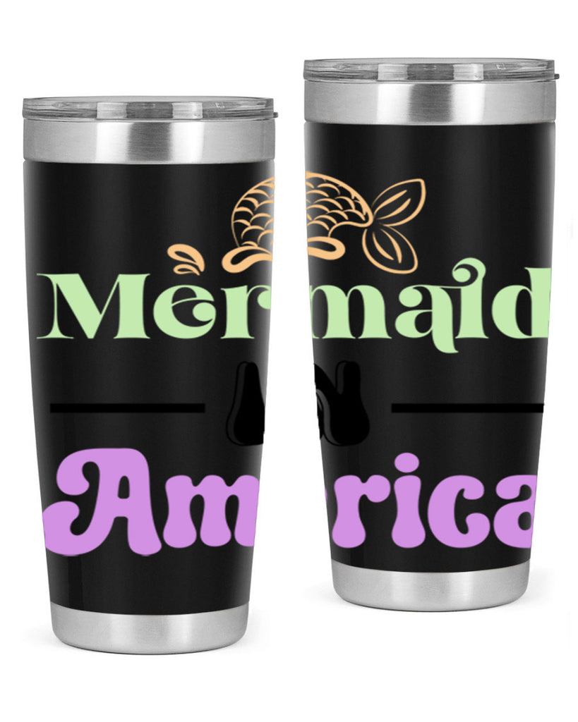 Mermaid In America 420#- mermaid- Tumbler