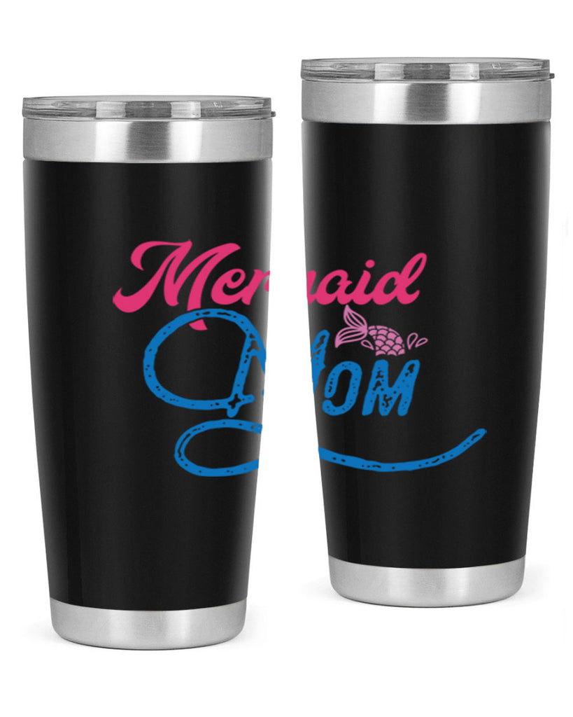 Mermaid Mom 371#- mermaid- Tumbler