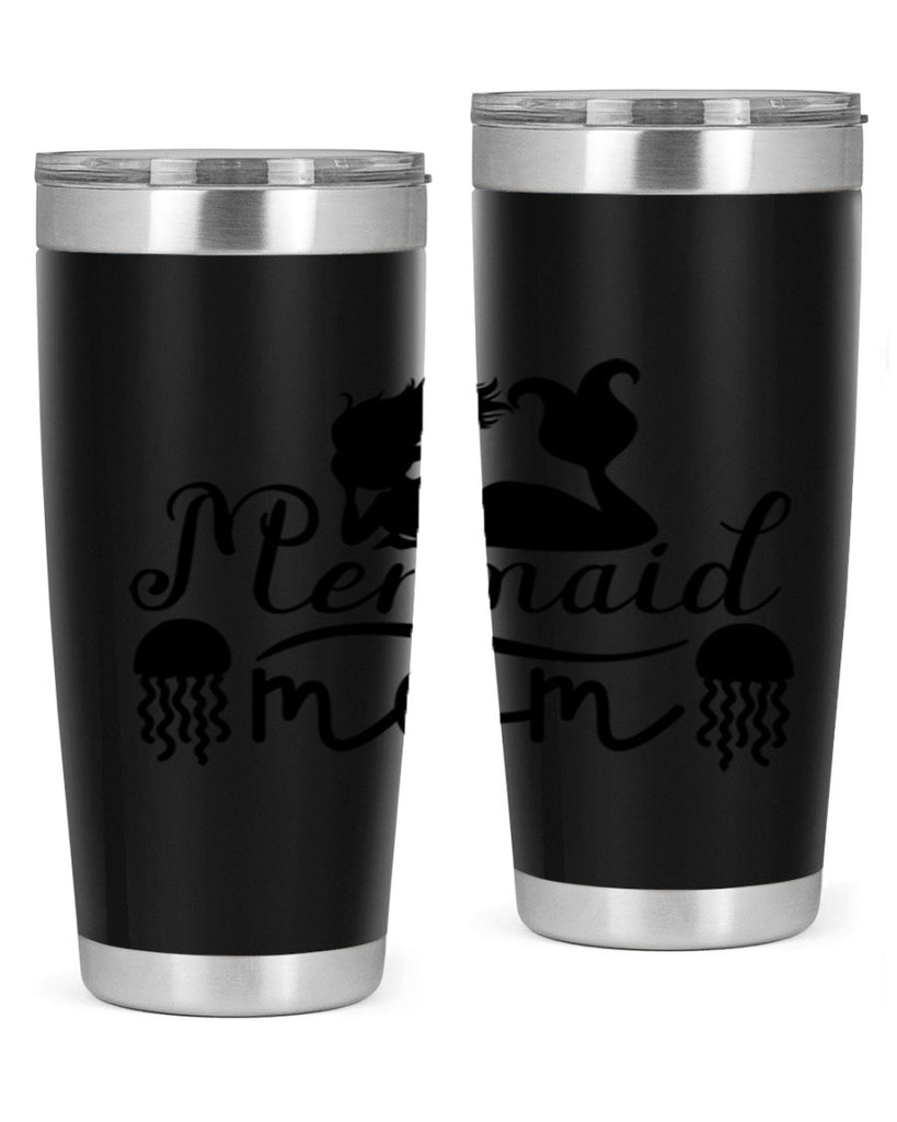 Mermaid Mom 373#- mermaid- Tumbler