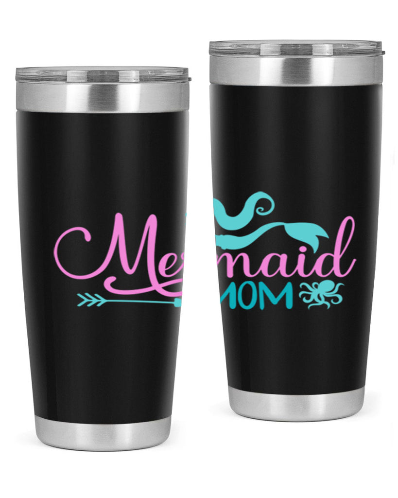 Mermaid Mom 374#- mermaid- Tumbler