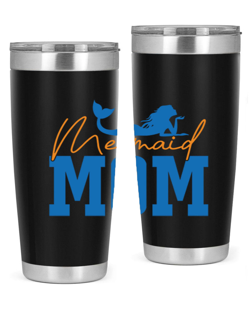 Mermaid Mom 375#- mermaid- Tumbler