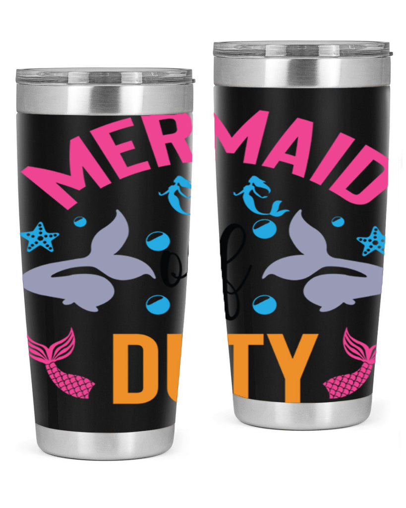 Mermaid Off Duty Design 438#- mermaid- Tumbler