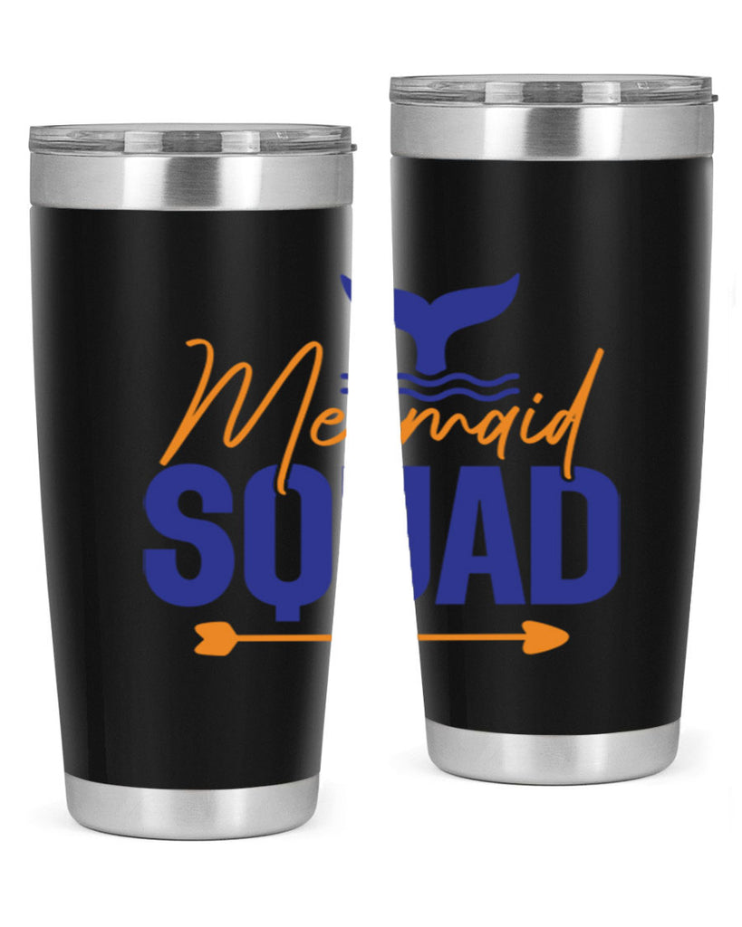 Mermaid Squad 376#- mermaid- Tumbler