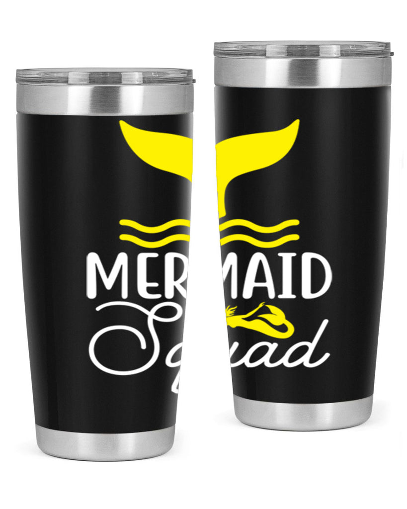 Mermaid Squad 380#- mermaid- Tumbler