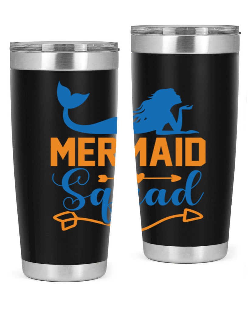 Mermaid Squad 385#- mermaid- Tumbler