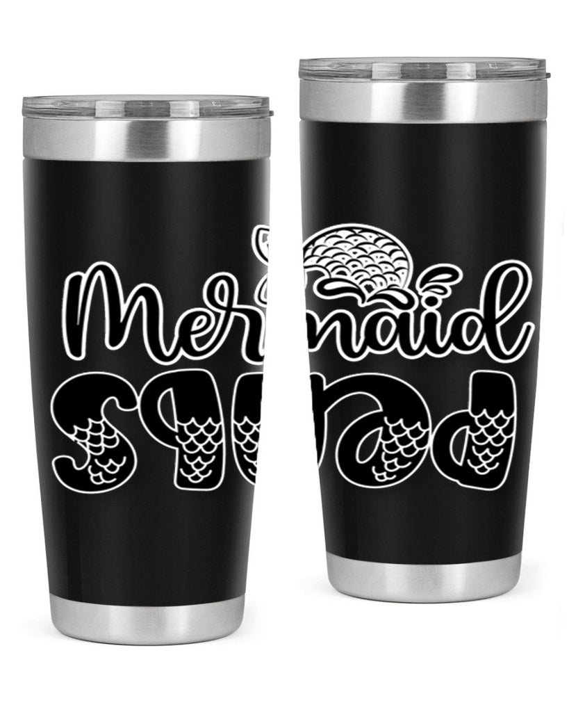 Mermaid Squad 444#- mermaid- Tumbler