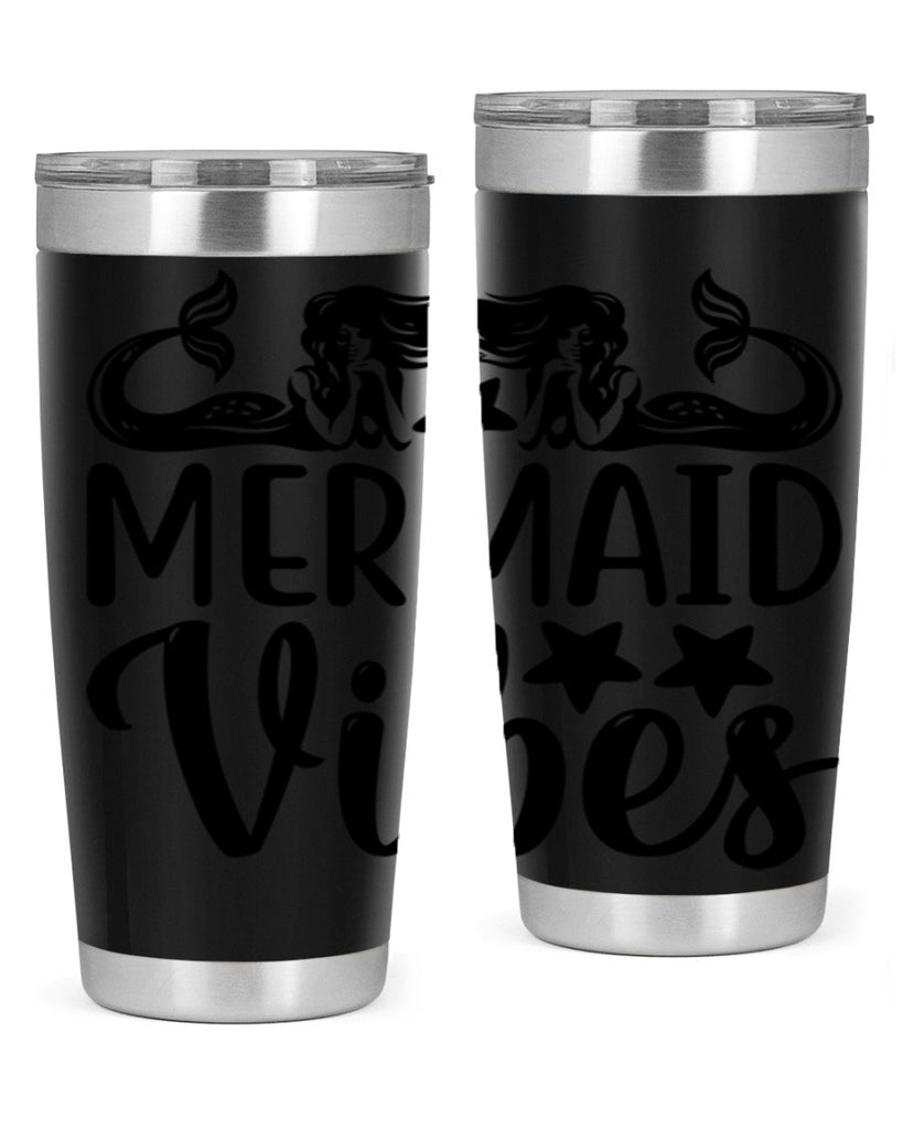 Mermaid vibes 462#- mermaid- Tumbler