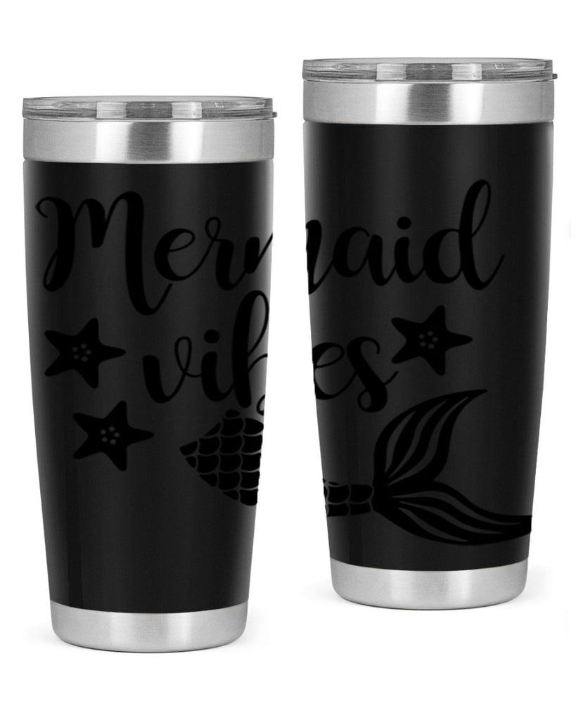 Mermaid vibes 463#- mermaid- Tumbler