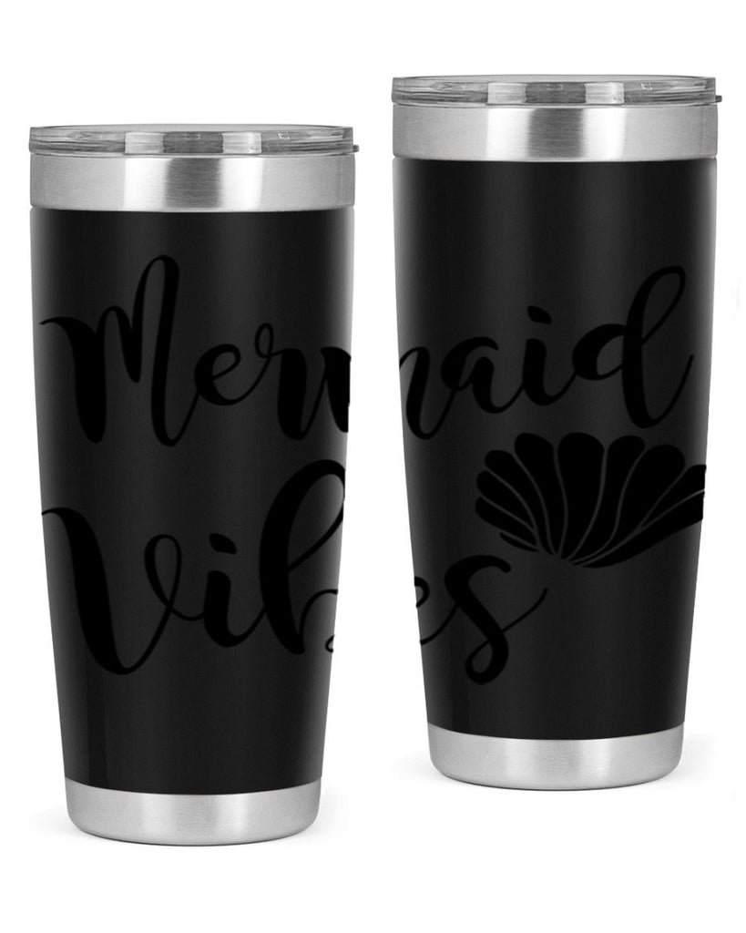 Mermaid vibes 464#- mermaid- Tumbler