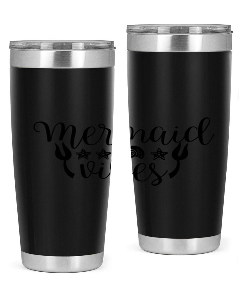 Mermaid vibes design 466#- mermaid- Tumbler