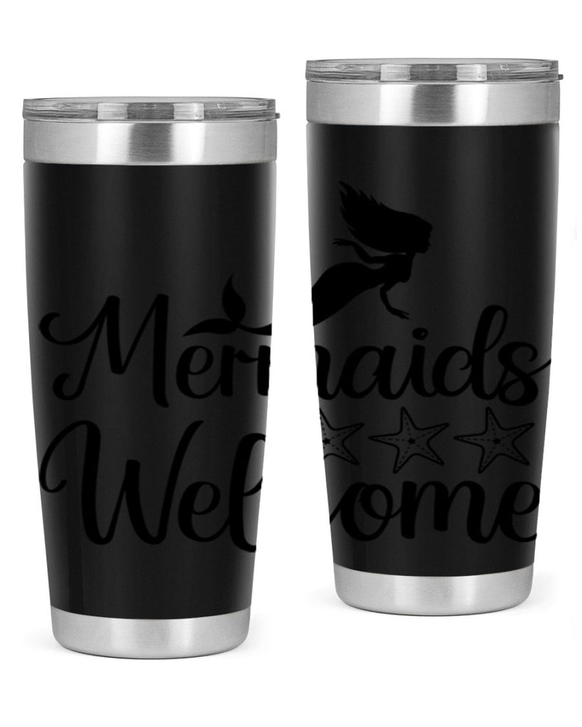 Mermaids welcome 498#- mermaid- Tumbler