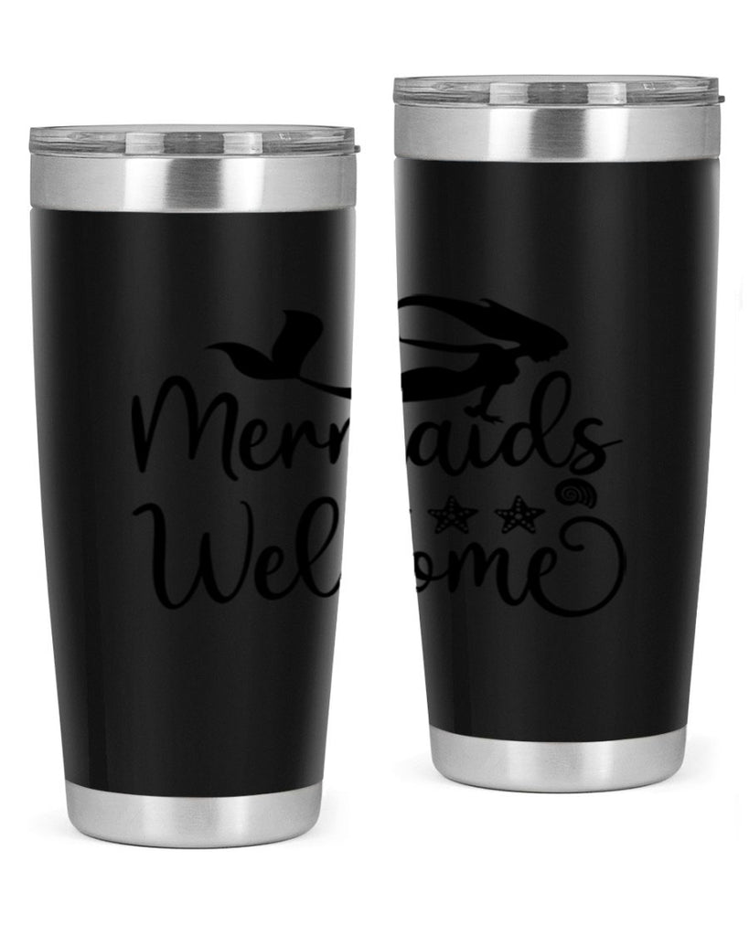 Mermaids welcome design 501#- mermaid- Tumbler