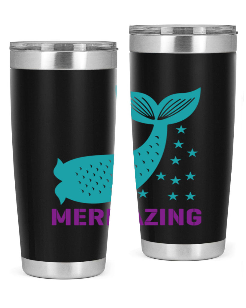 Mermazing 502#- mermaid- Tumbler