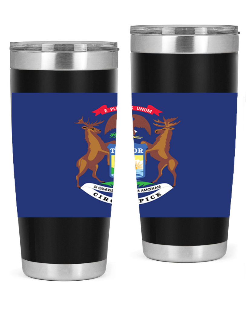 Michigan 30#- Us Flags- Tumbler