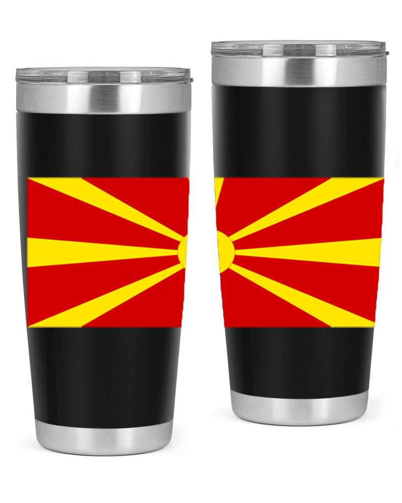 North Macedonia 69#- world flags- Tumbler