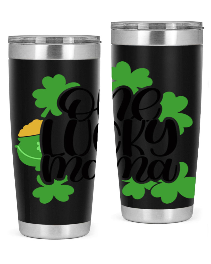 One Lucky Mama Style 42#- St Patricks Day- Tumbler