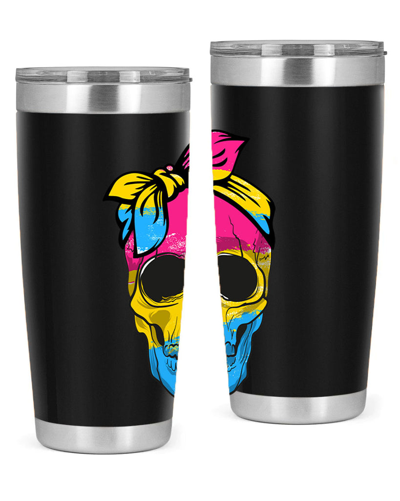 Pansexual Lgbtq Skull Gay Pride Png 30#- lgbt- Tumbler