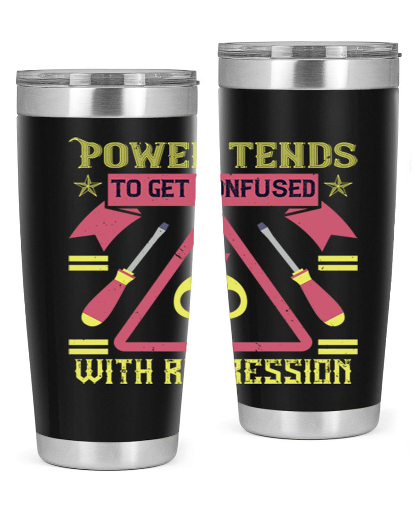 Power tends to get confused with repression Style 17#- electrician- tumbler