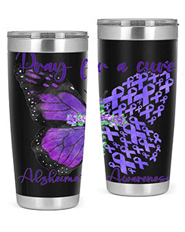 Pray For A Cure AlzheimerS Awareness 208#- alzheimers- Cotton Tank