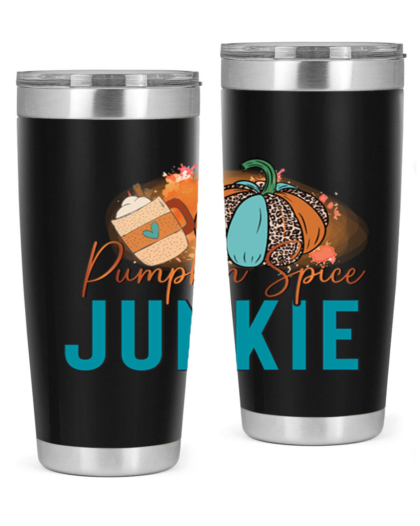 Pumpkin Spice Junkie 550#- fall- Tumbler