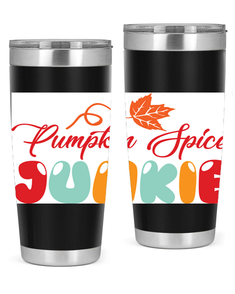 PumpkinSpiceJunkiedesign 569#- fall- Tumbler