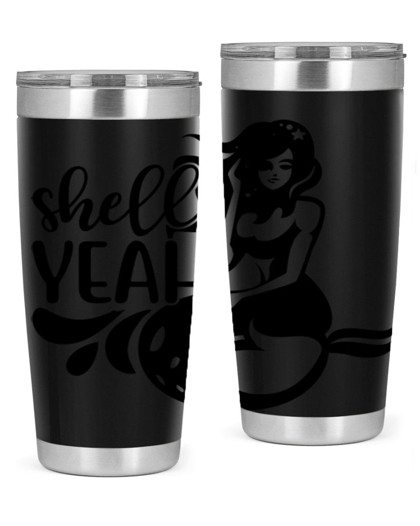 Shell yeah 596#- mermaid- Tumbler