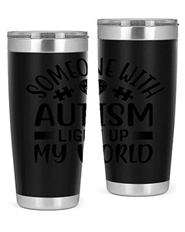 Some one with Style 50#- autism- Tumbler