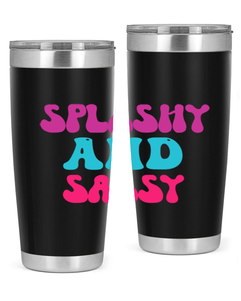 Splashy And Sassy 622#- mermaid- Tumbler