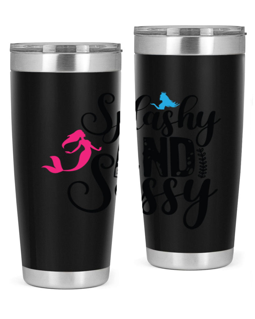 Splashy and Sassy 624#- mermaid- Tumbler