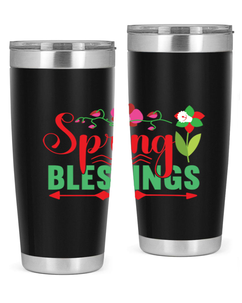 Spring Blessings 418#- spring- Tumbler