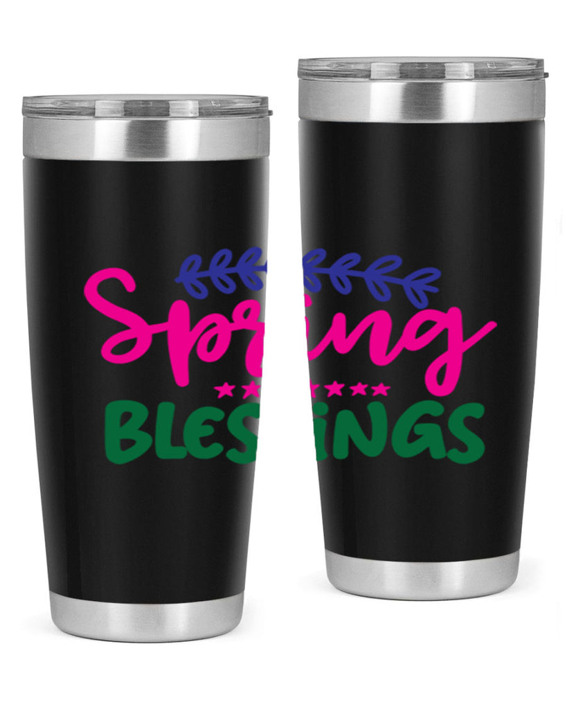 Spring Blessings 419#- spring- Tumbler