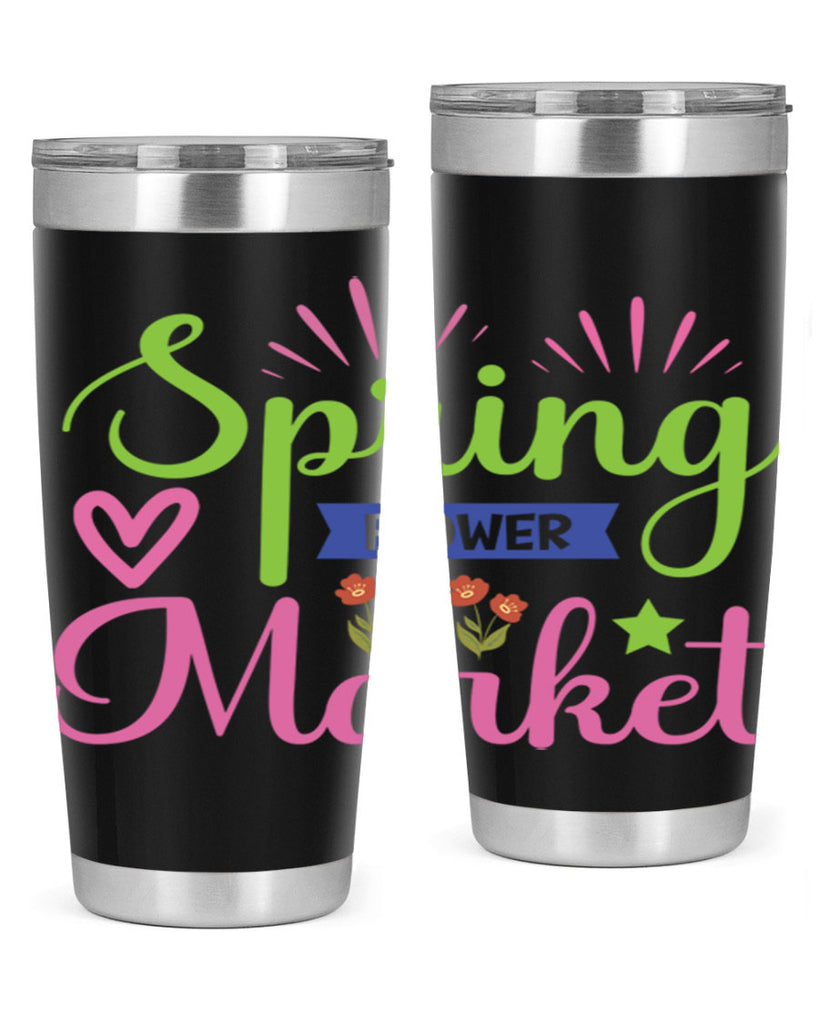 Spring Flower Market  487#- spring- Tumbler