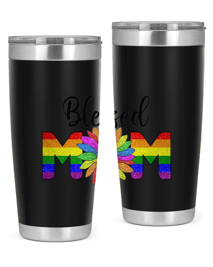 Sunflower Lgbt Blessed Mom  51#- lgbt- Tumbler