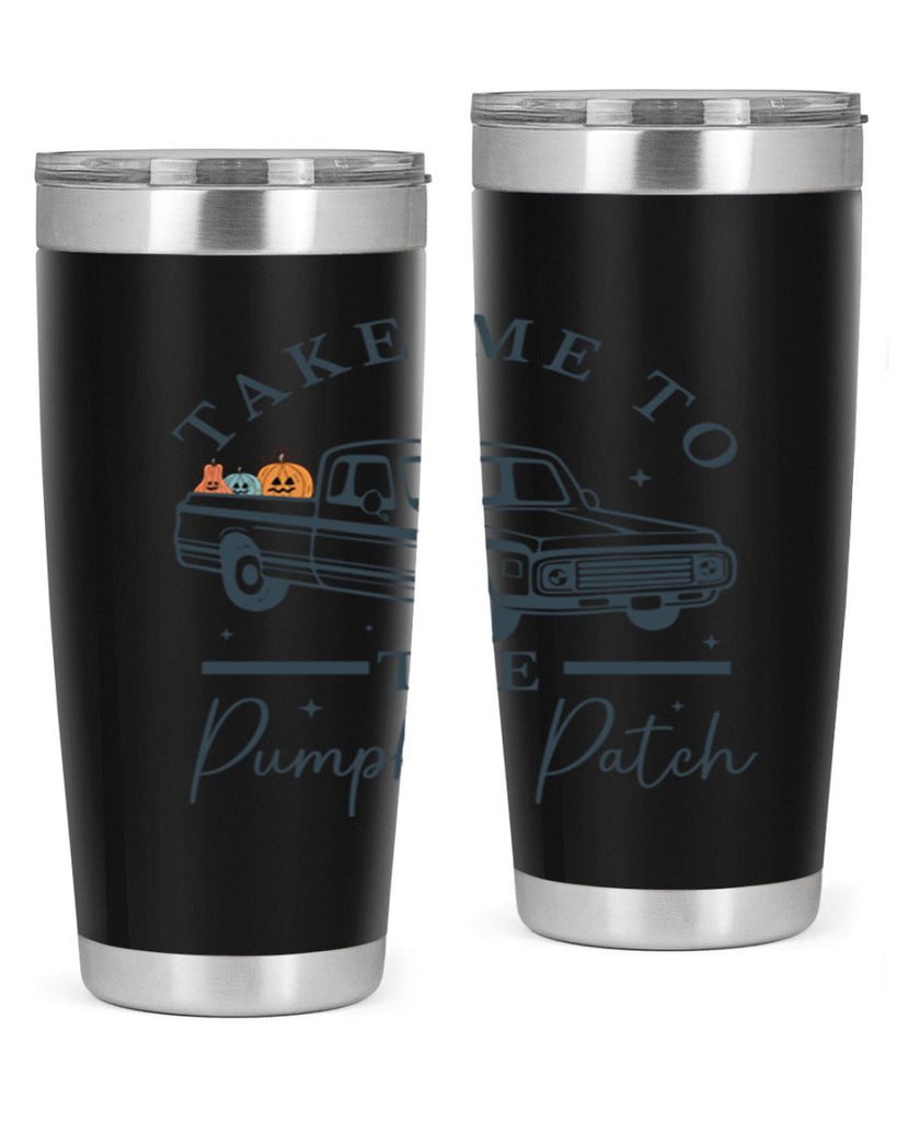 Take Me To The Pumpkin Patch 593#- fall- Tumbler