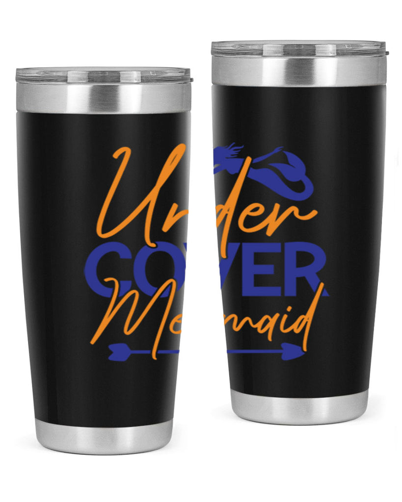 Under Cover Mermaid 636#- mermaid- Tumbler