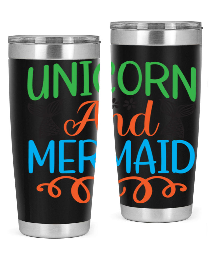 Unicorn And Mermaid 659#- mermaid- Tumbler