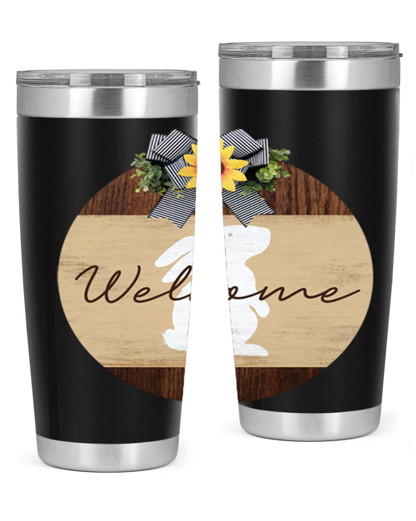 Welcome Bunny Mockup568#- spring- Tumbler