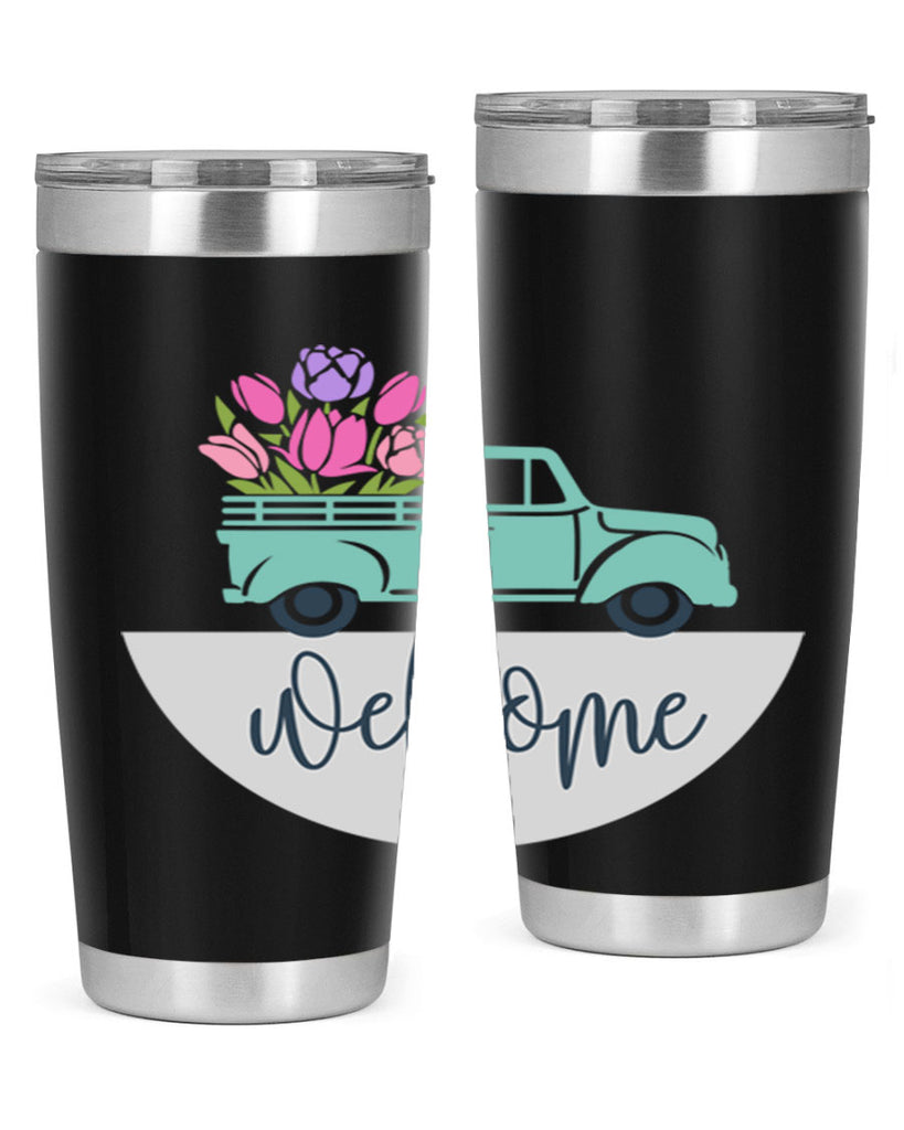 Welcome spring truck579#- spring- Tumbler