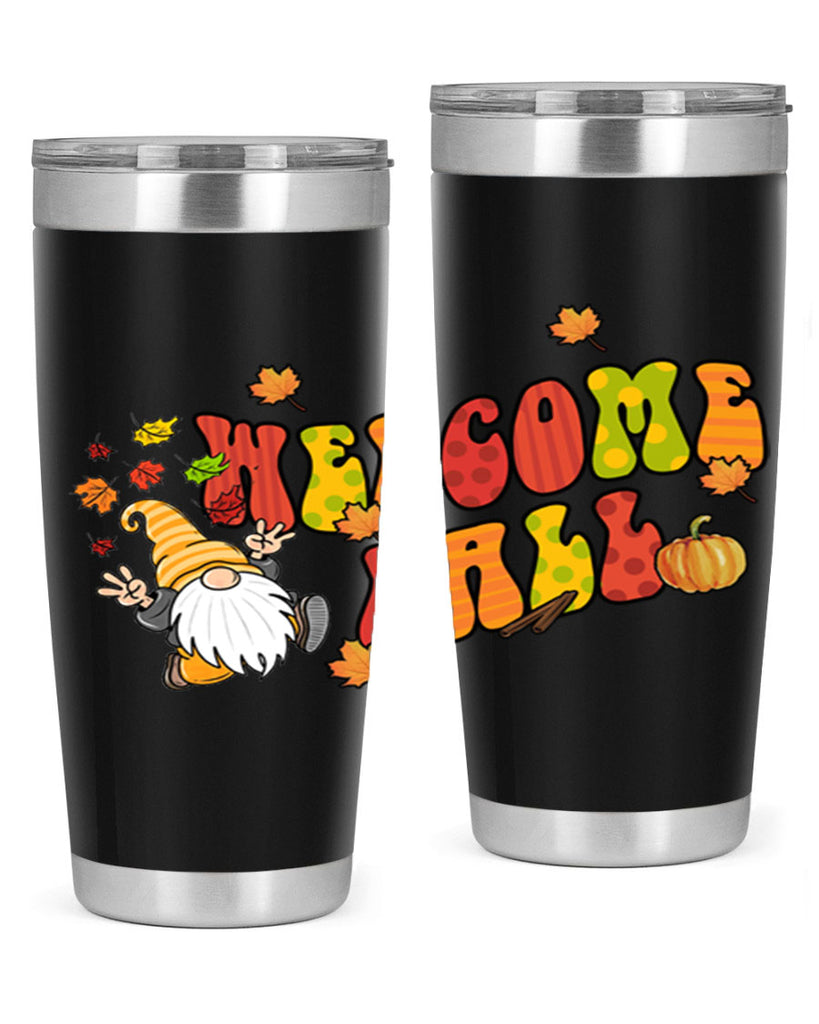 WelcomeFallGnome 637#- fall- Tumbler