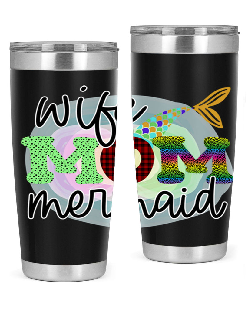 Wife Mom Mermaid 674#- mermaid- Tumbler