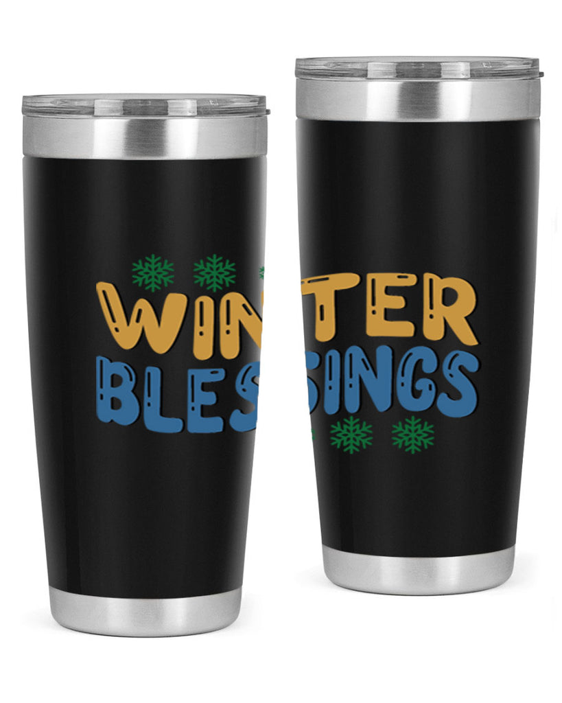 Winter Blessings 547#- winter- Tumbler