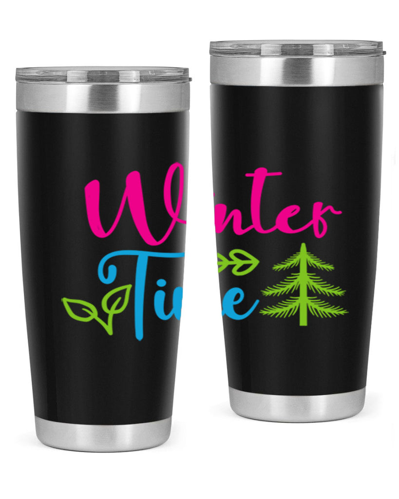 Winter Time 528#- winter- Tumbler