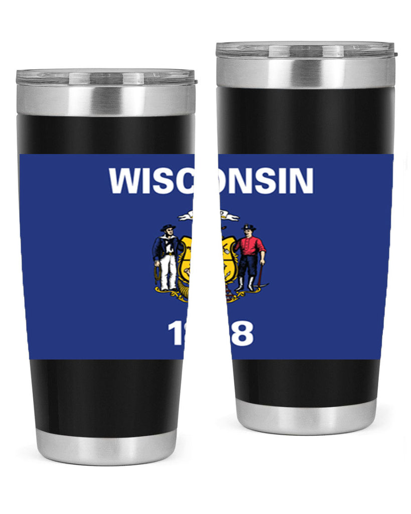 Wisconsin 2#- stateflags- Tumbler