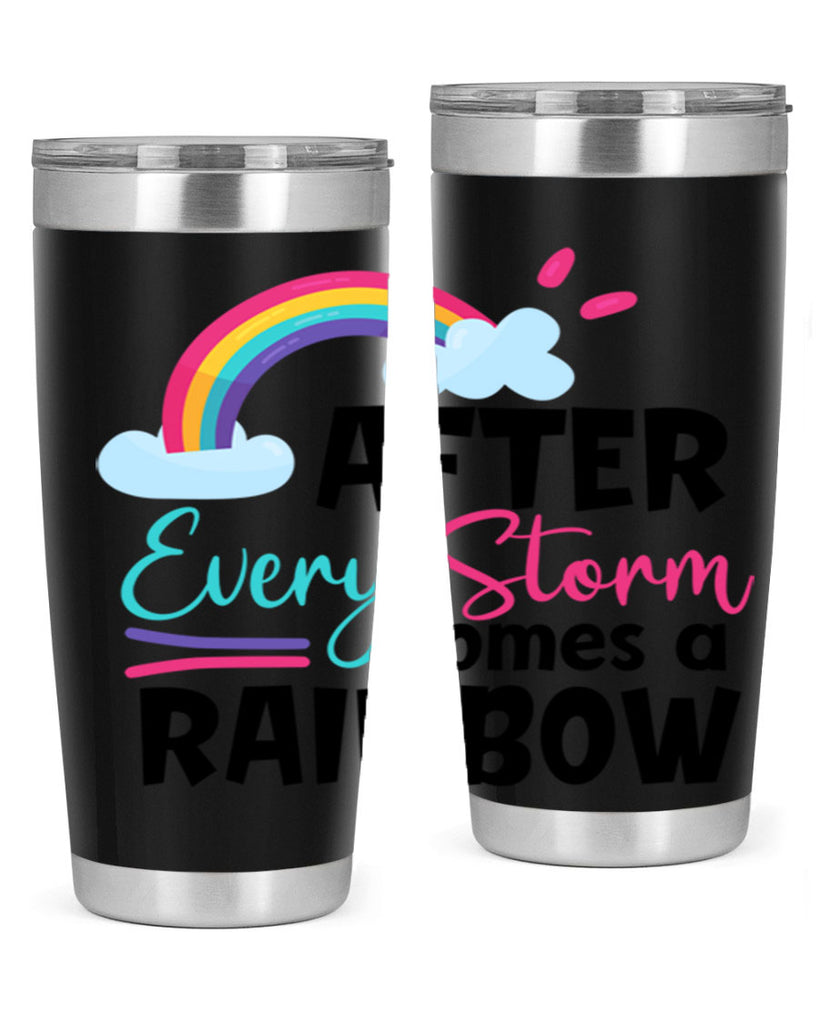 after every storm comes a rainbow Style 291#- baby- tumbler