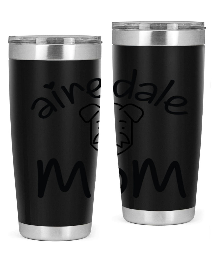 airedale mom 224#- mom- Tumbler