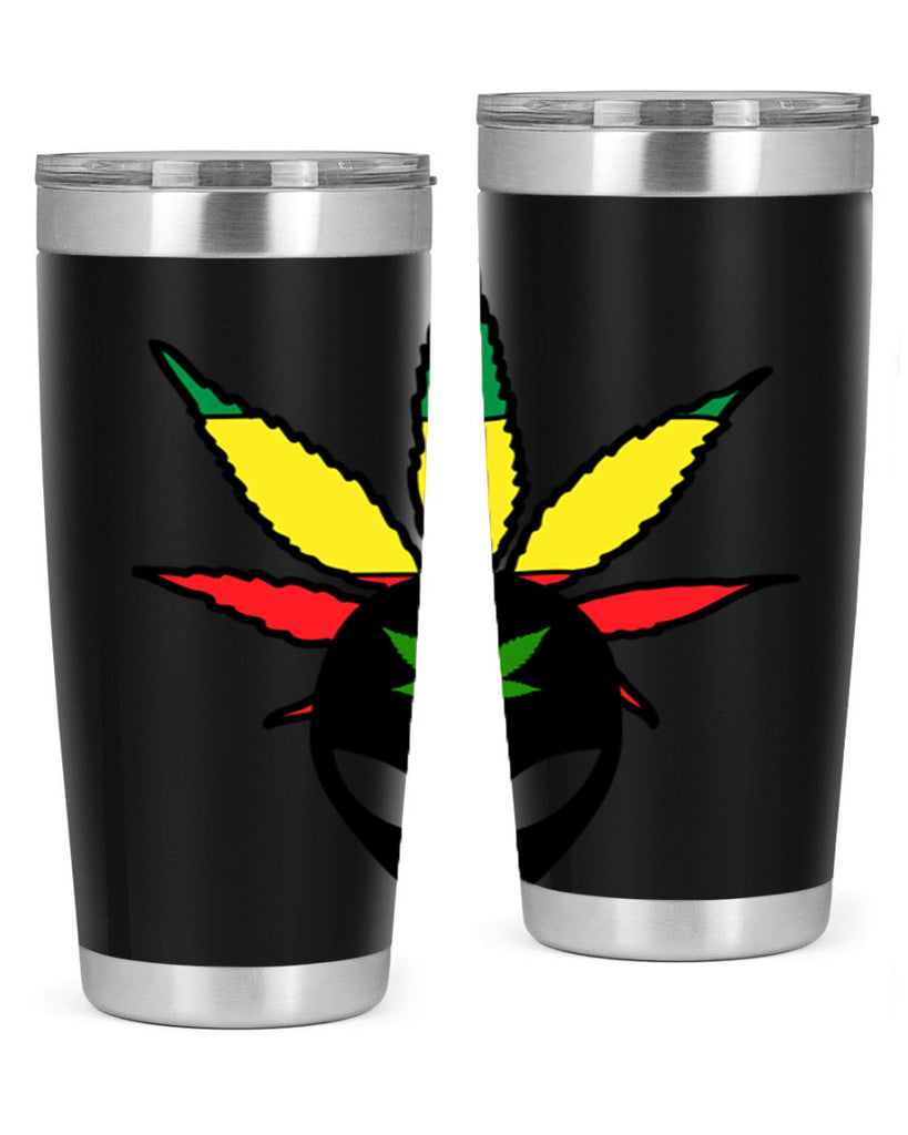 alien cannabis 10#- marijuana- Tumbler