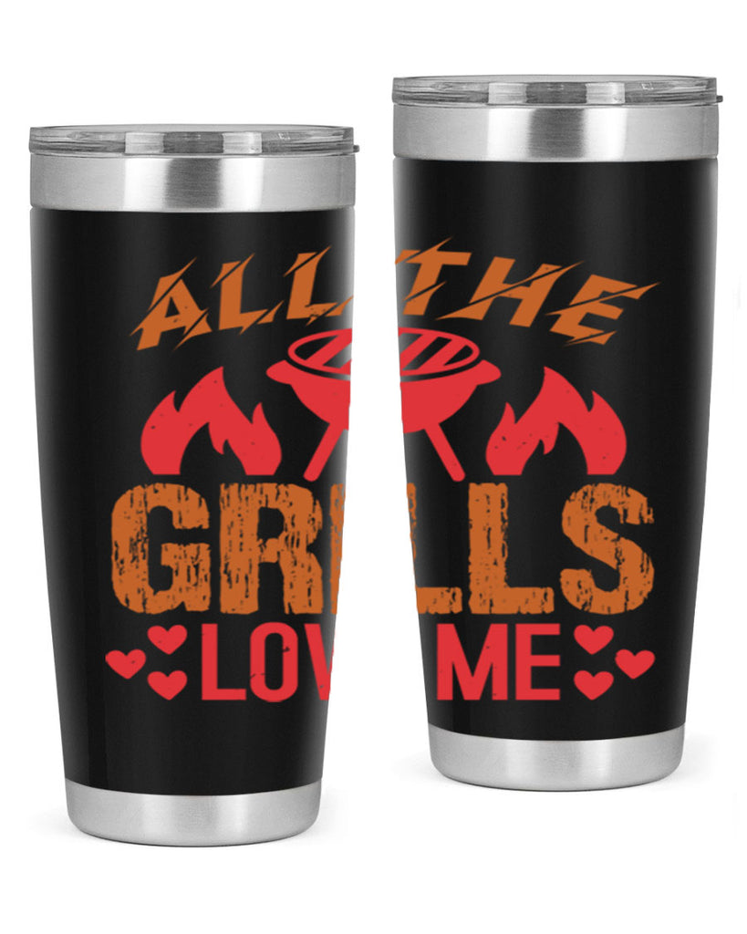 all the grills love me 50#- bbq- Tumbler